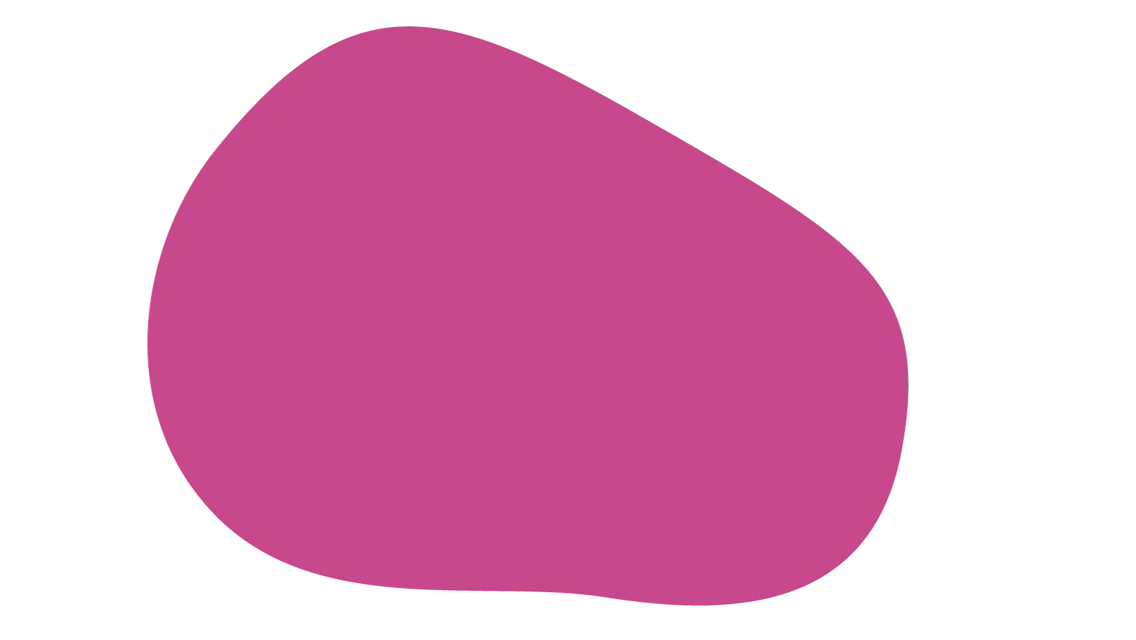 Illustration forme arrondie rose foncé.